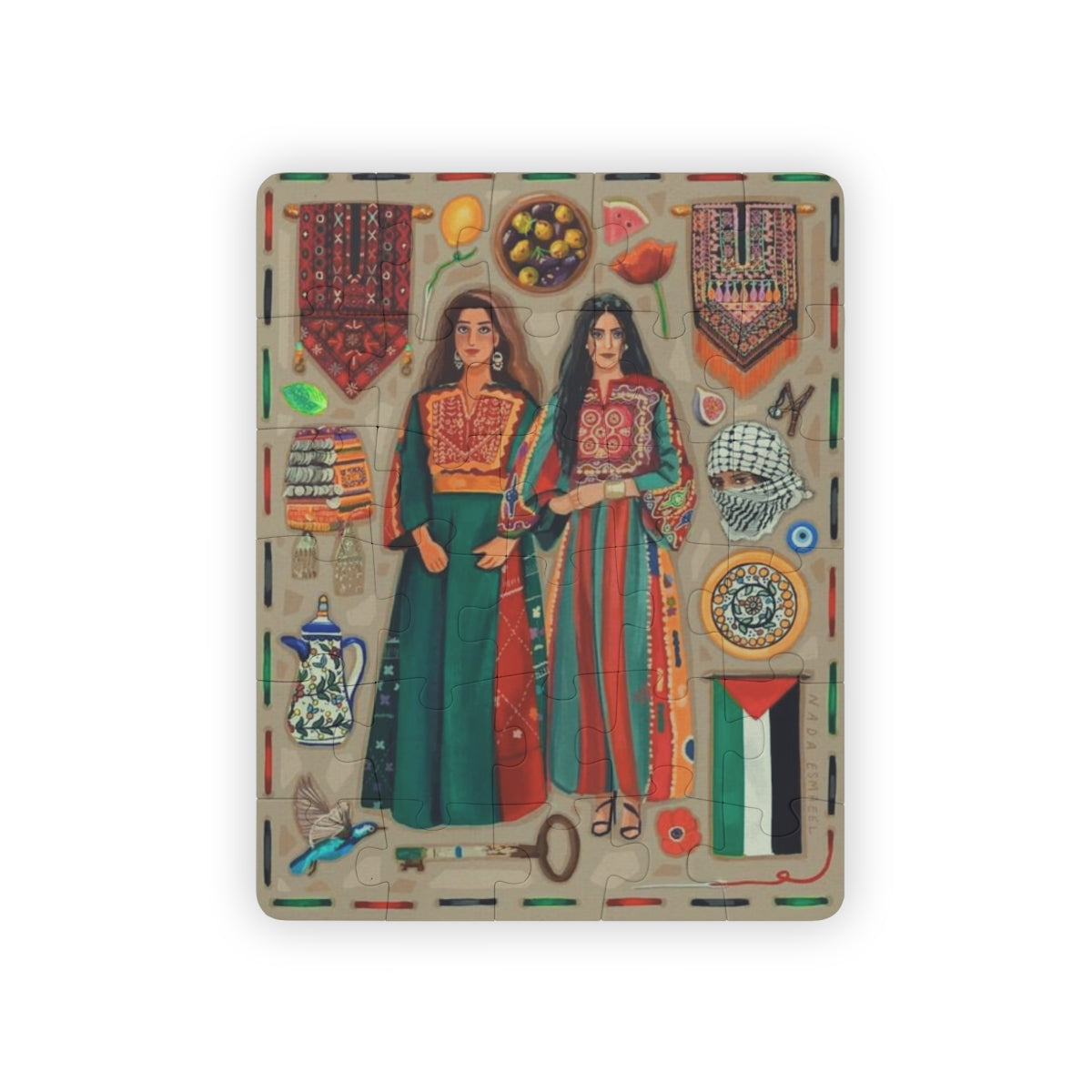 Palestinian Culture, Kids' Puzzle, 30-Piece, Palestinian Culture, Educational Gift