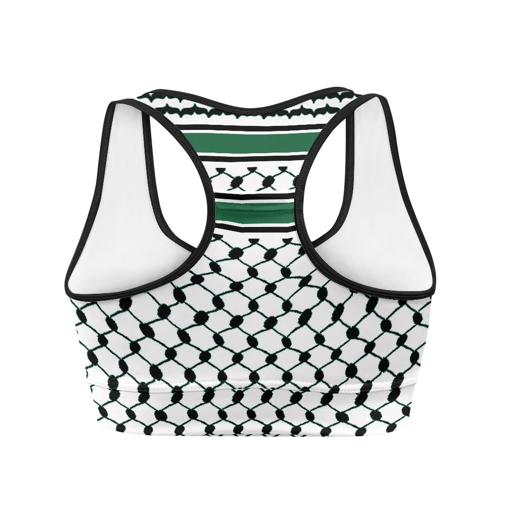 Palestinian Kuffiyeh print Sports Vest