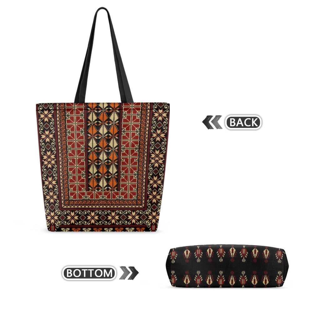 Palestinian heritage print tatreez cultural bag