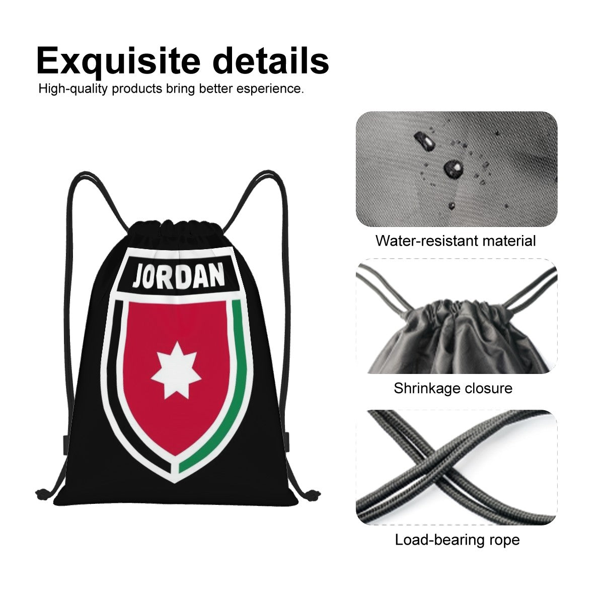 Jordan World Cup 2026 Drawstring Bag
