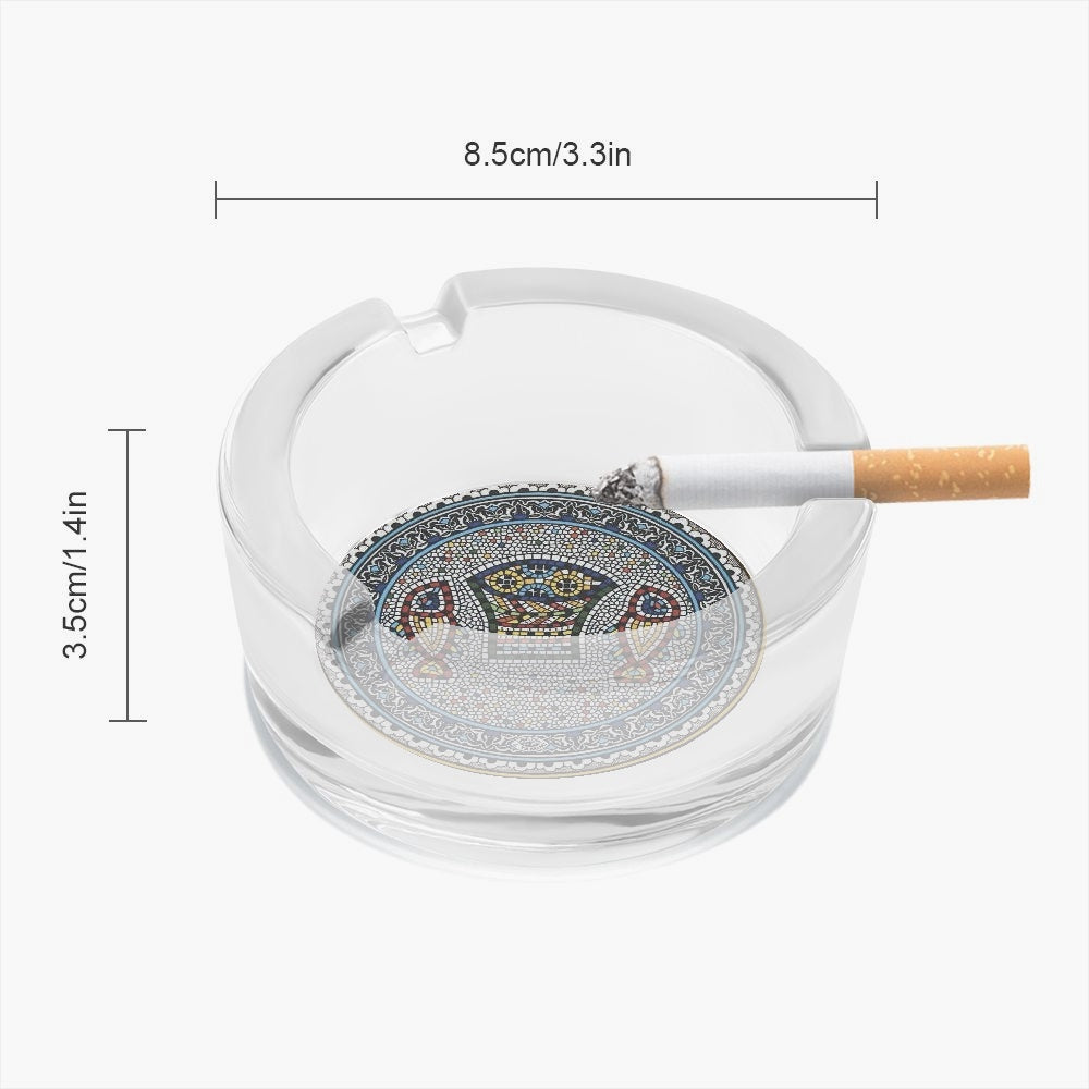 Armenian Jerusalem Glass Ashtray