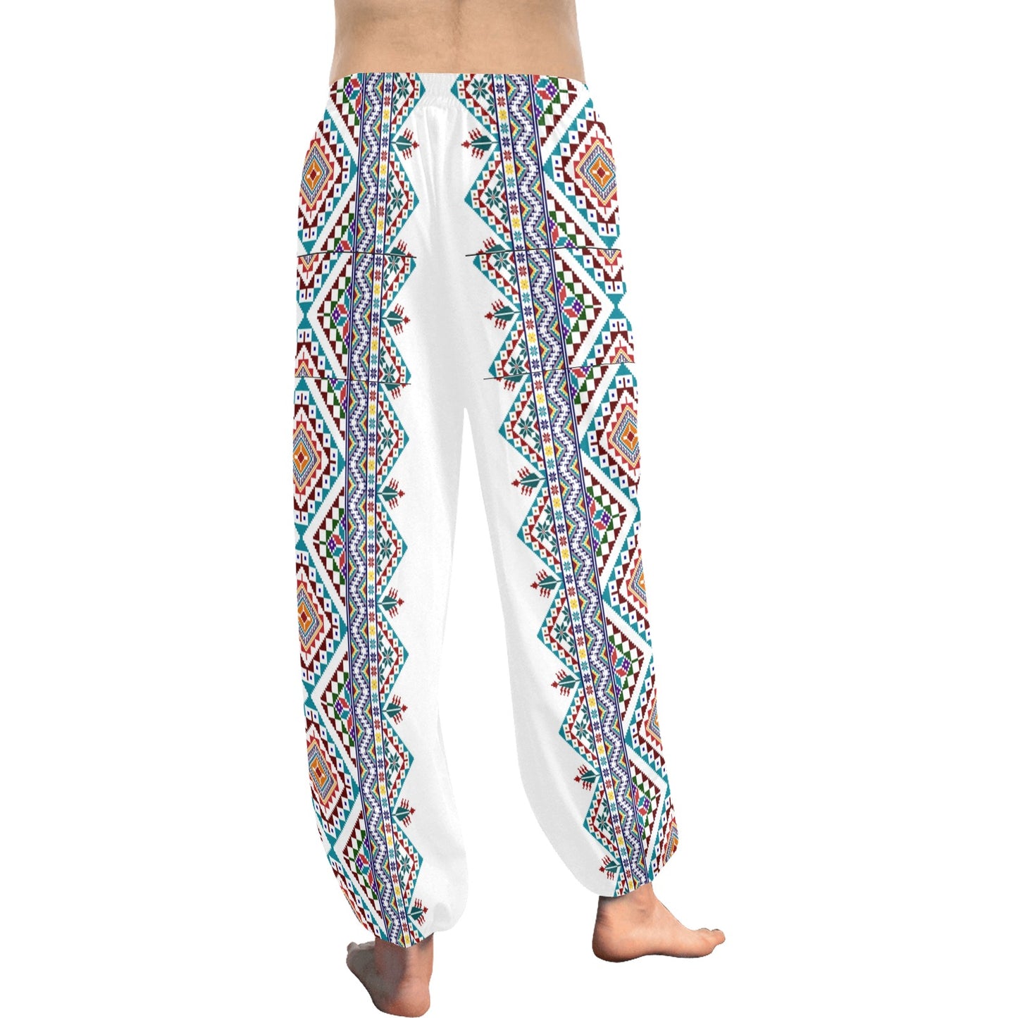 Palestinian Tatreez print Women's All Over Print Harem Pants (Model L18)