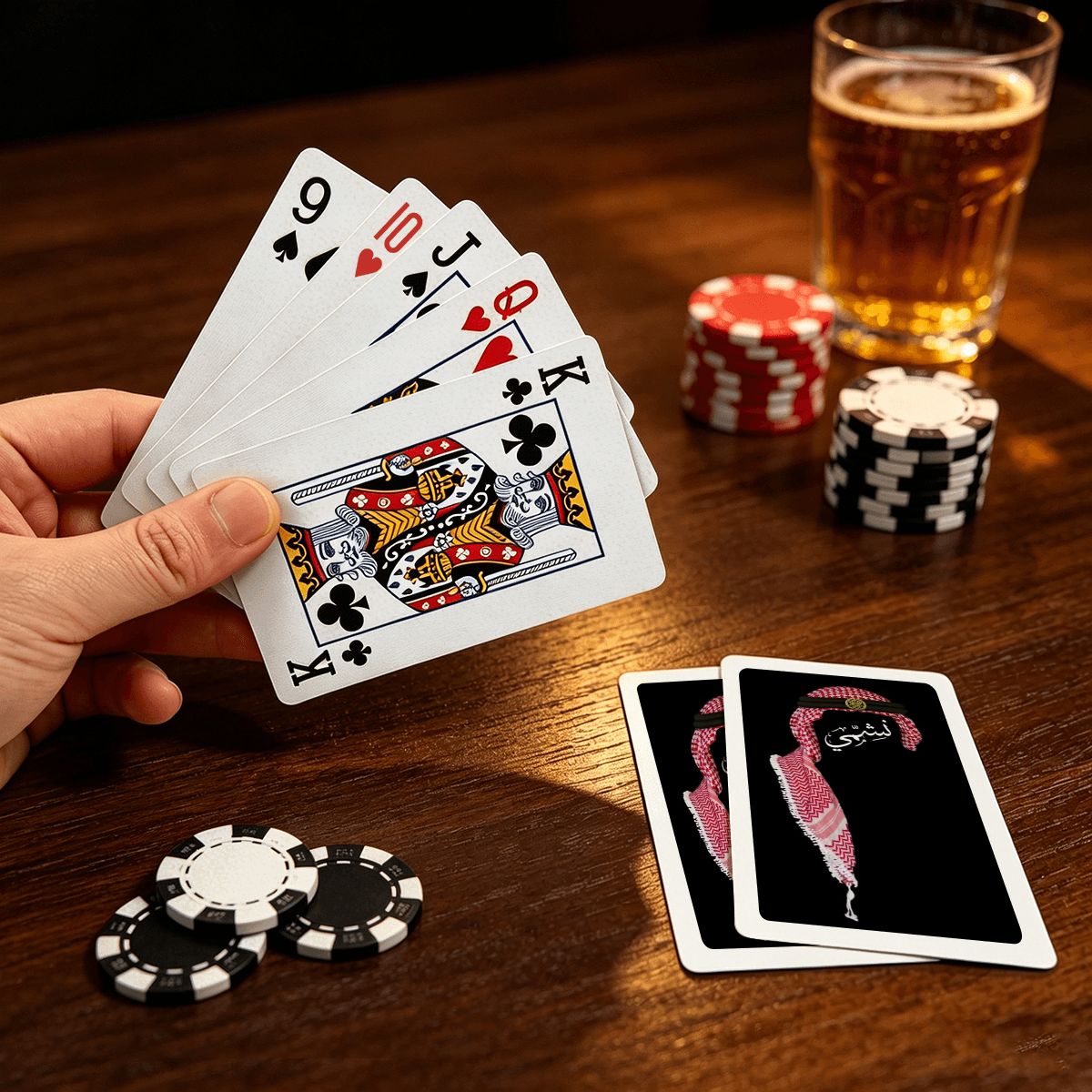 Jordanian Nashmi Playing Cards (Single-Sided Design)