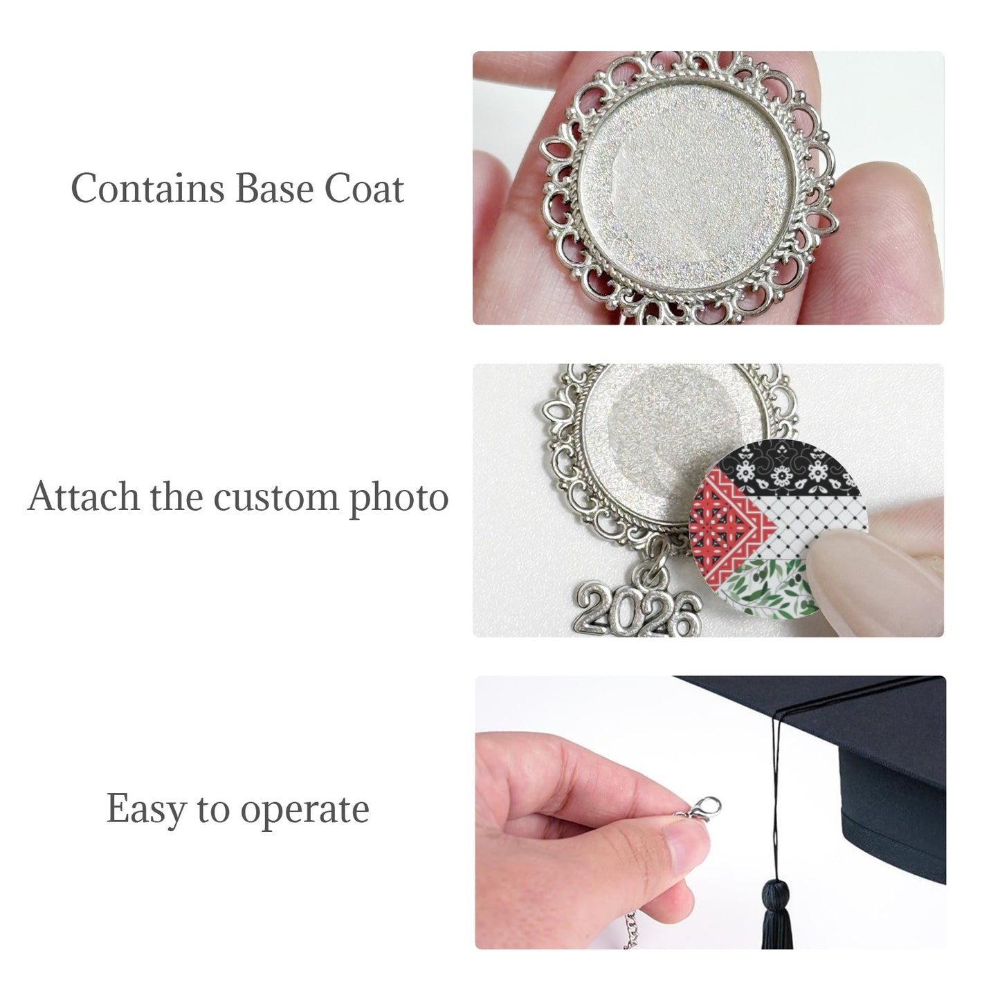 Palestinian Graduation Charm | Ships from USA