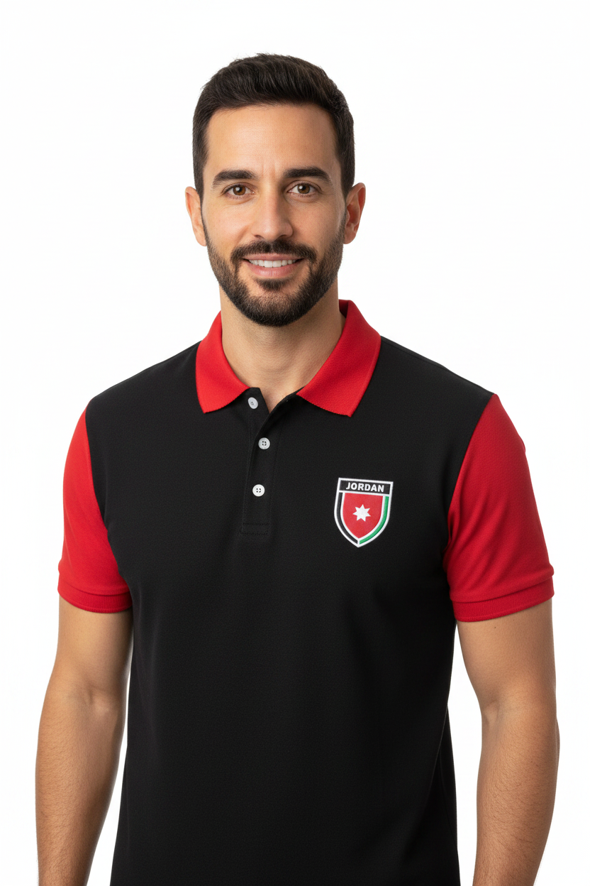 Jordan Sports World Cup Men's Short Sleeve Casual Polo Shirt