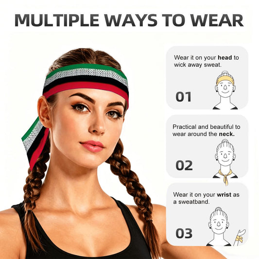 Jordan Flag World Cup Sports Tie Headband