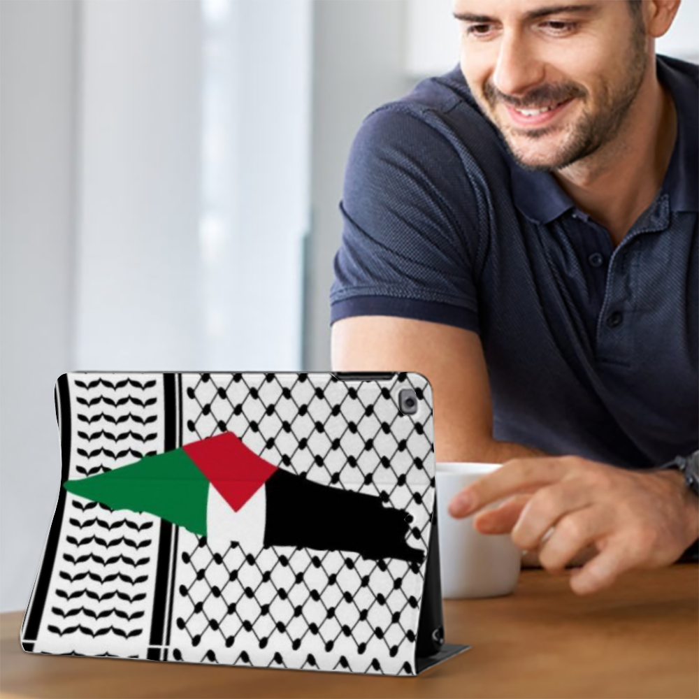 Palestinian Kuffiyeh Map Flag IPAD Protective Case without Pen Slot