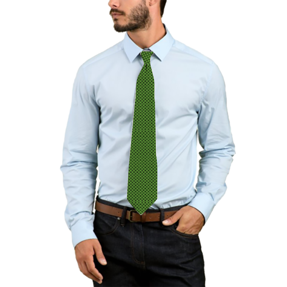 Palestinian Green Kuffiyeh Men's Tie Formal Tie for Wedding Party Business Activity Work Tie