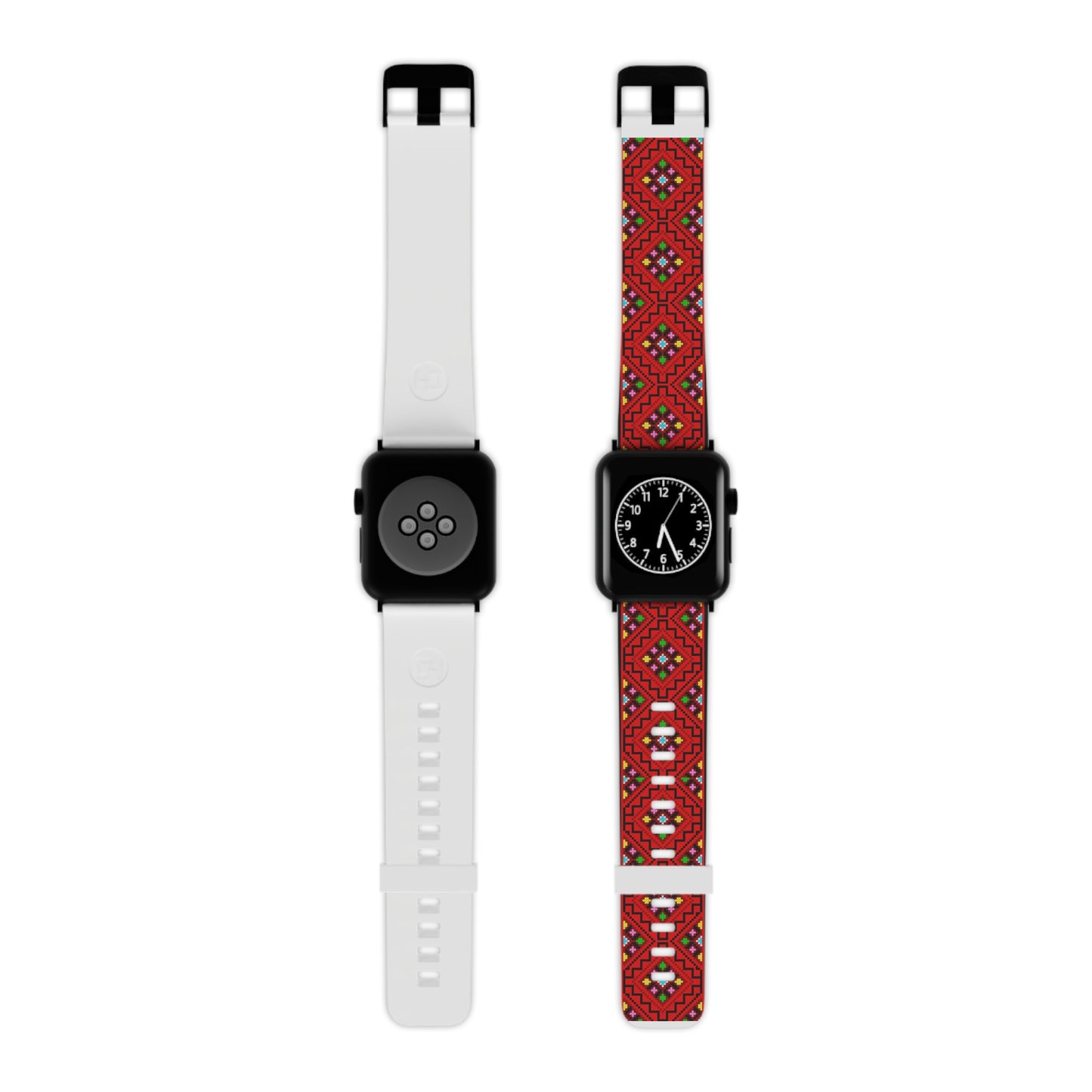 Watch Band for Apple Watch, Palestinian Tatreez print design