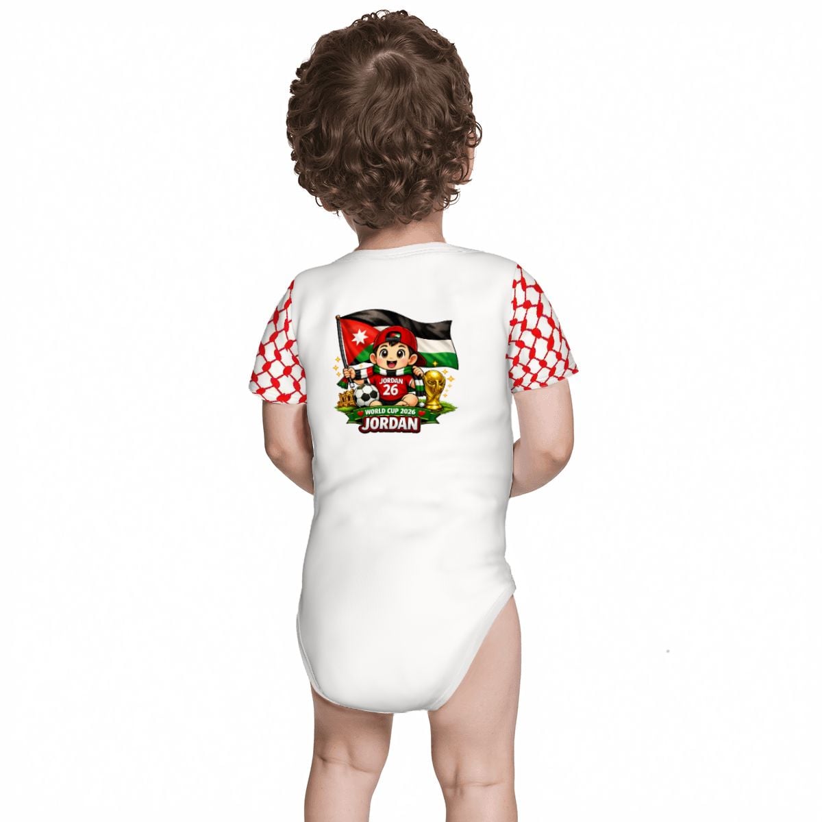 Jordan World Cup 2026 Baby Cotton Short Sleeve Onesies