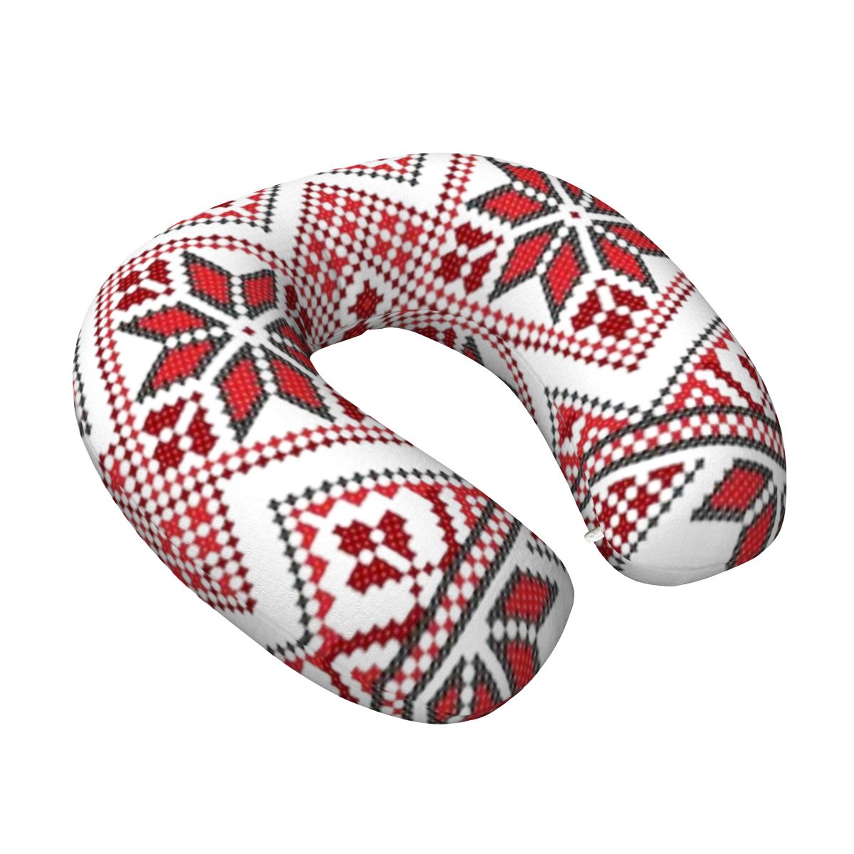 Palestinian Tatreez print Travel Neck Pillow