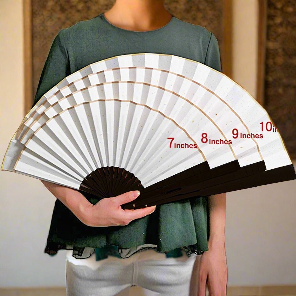 Gaza Palestinian Tatreez Double-side Custom Spun Silk Fan Retro Hand-held Folding Fan