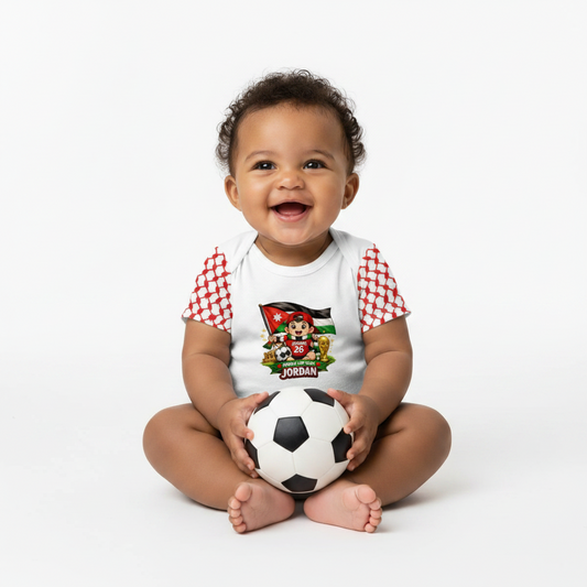 Jordan World Cup 2026 Baby Cotton Short Sleeve Onesies