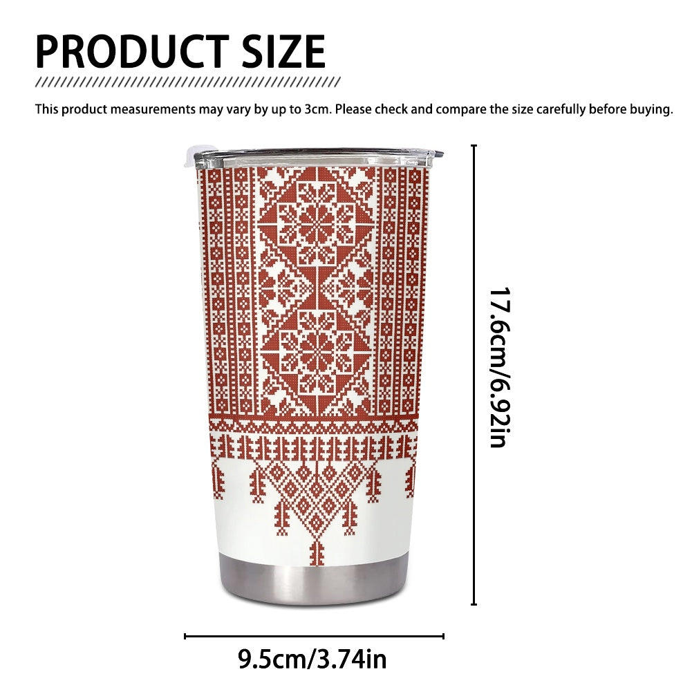 Palestinian Tatreez 20oz Tumbler