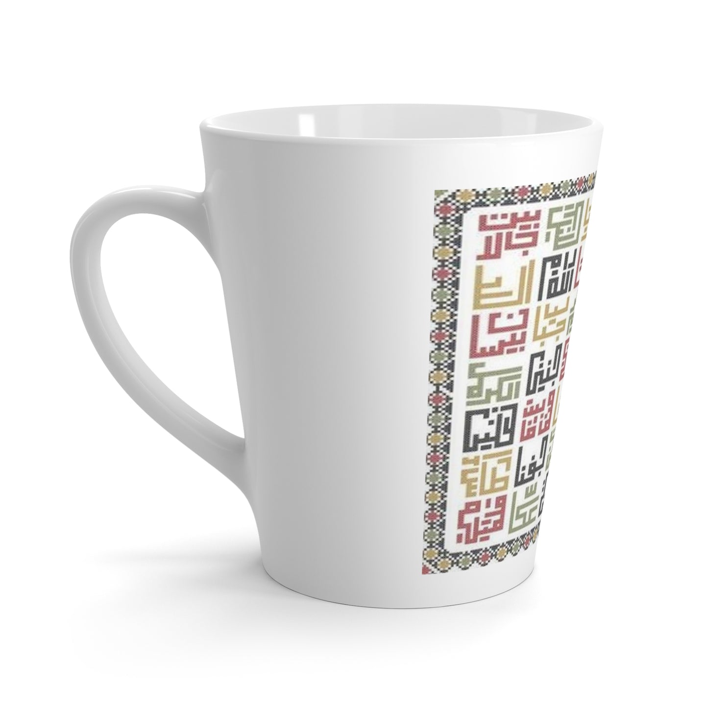 Latte Mug, Coffee Mug, Palestinian cities, 12oz