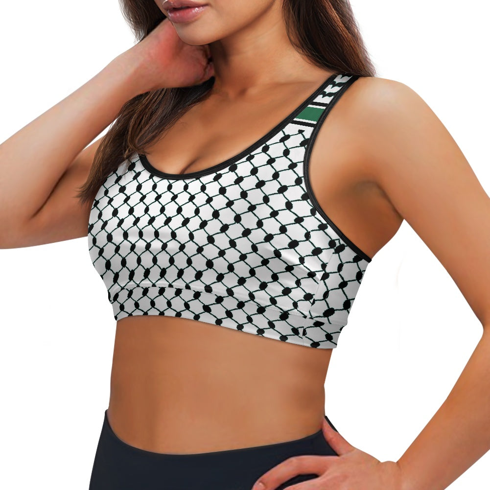 Palestinian Kuffiyeh print Sports Vest