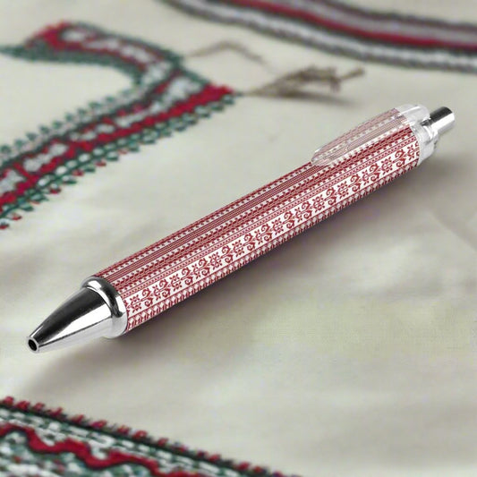 Palestinian Tatreez print design Ballpoint ball pen