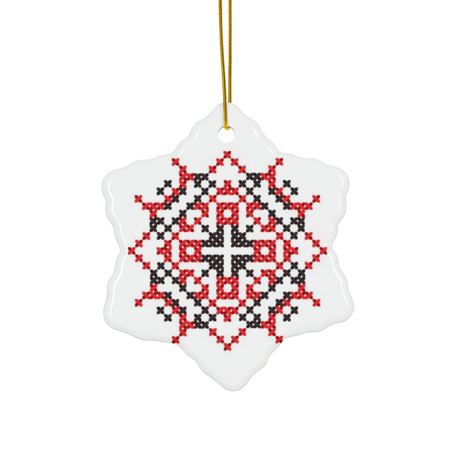 Palestinian Christmas Tree Ceramic Ornaments (1pc, 3pcs, 5pcs)