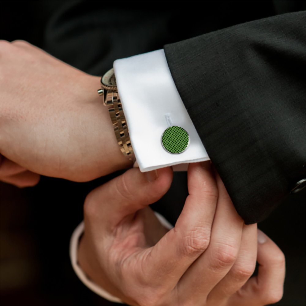 Palestinian Green Kuffiyeh Shirt Cufflinks Fashion Cufflinks Tuxedo Studs