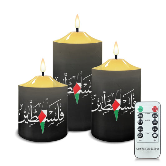 Palestinian Bullet candles (set of 3), Henna, Wedding, Home Decor