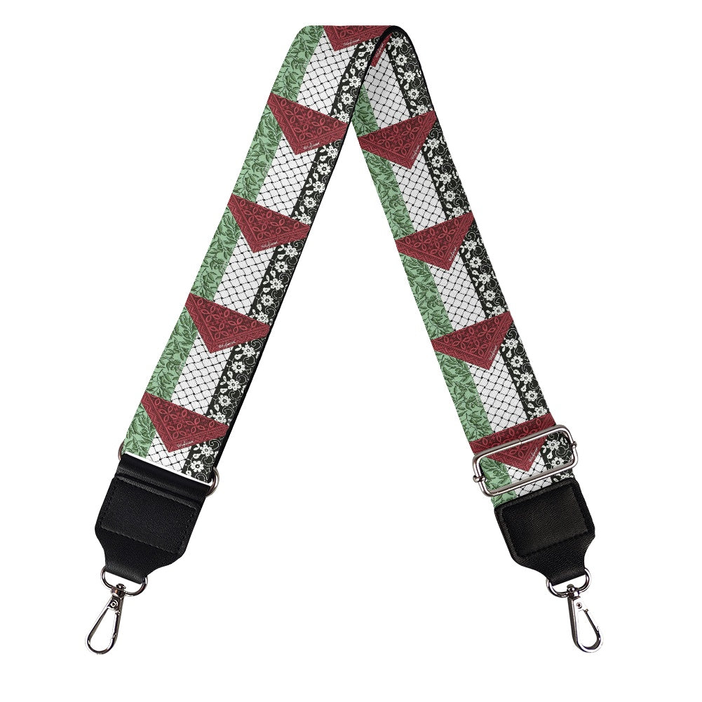 Palestinian Flag Women's Bag strap