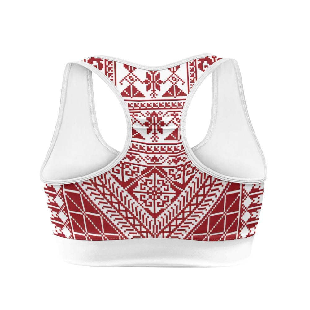 Palestinian tatreez print Women's Sports Vest