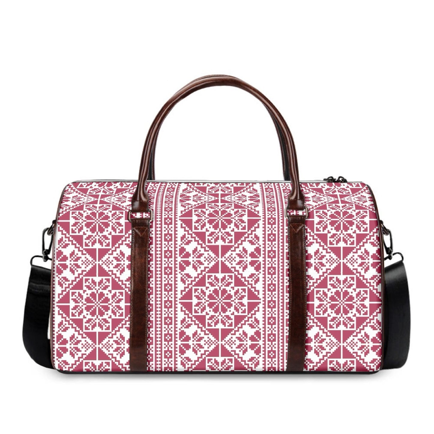 Palestinian Tatreez Print Duffle Bag