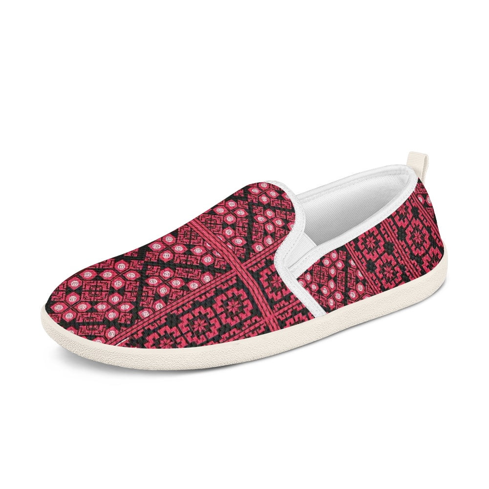 Palestinian Tatreez Print Flat Mesh Shoes
