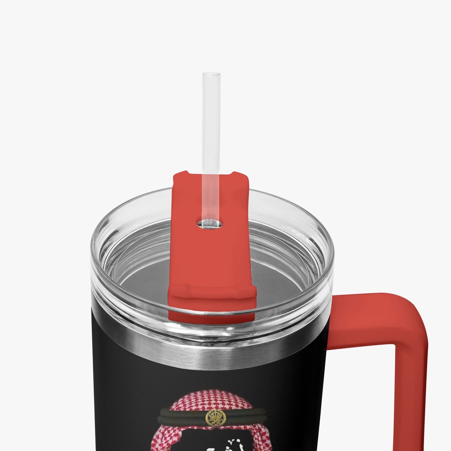 Woman Jordan 40 oz World Cup "نشمية" Tumbler with Handle and Straw