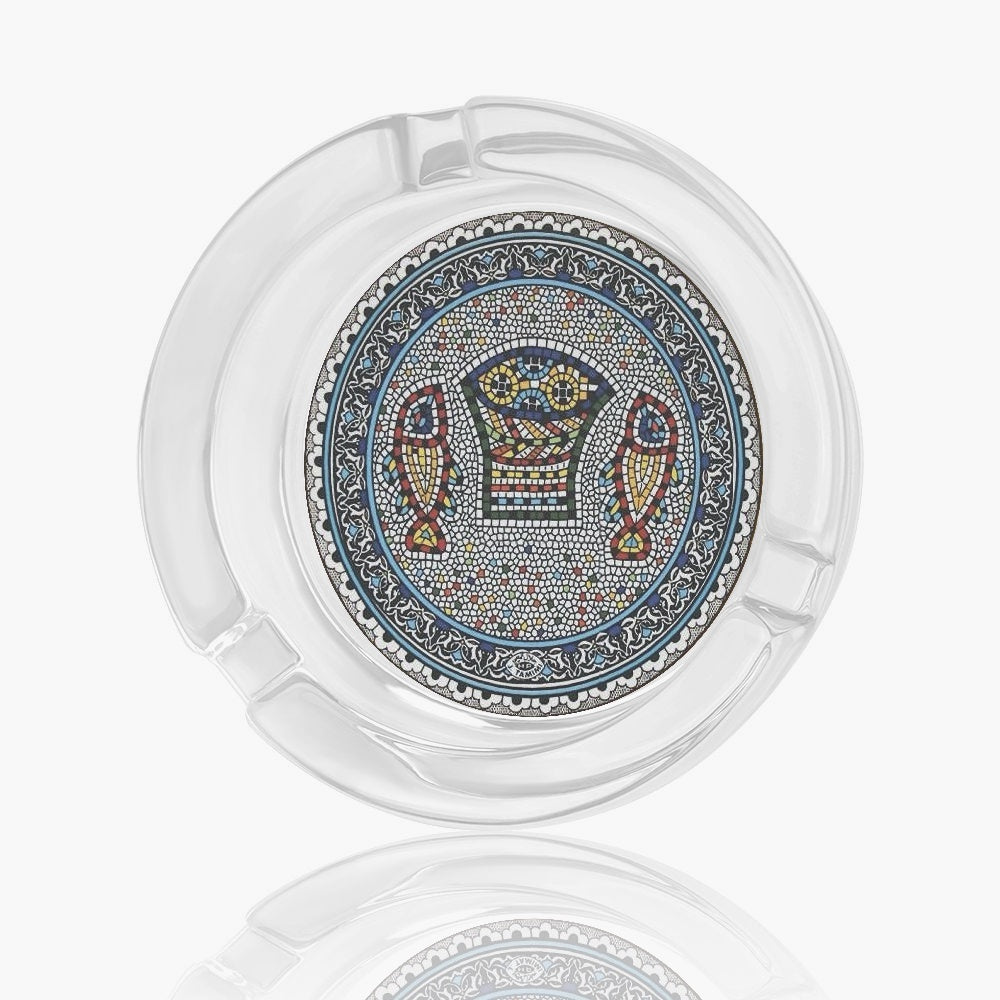 Armenian Jerusalem Glass Ashtray