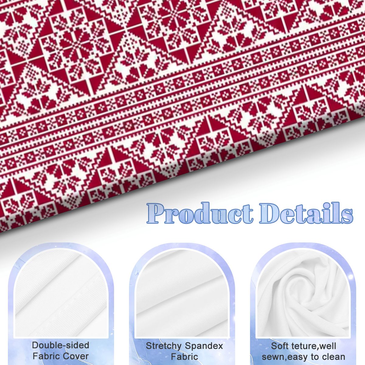 Palestinian Tatreez Henna Small Arched Background Cover