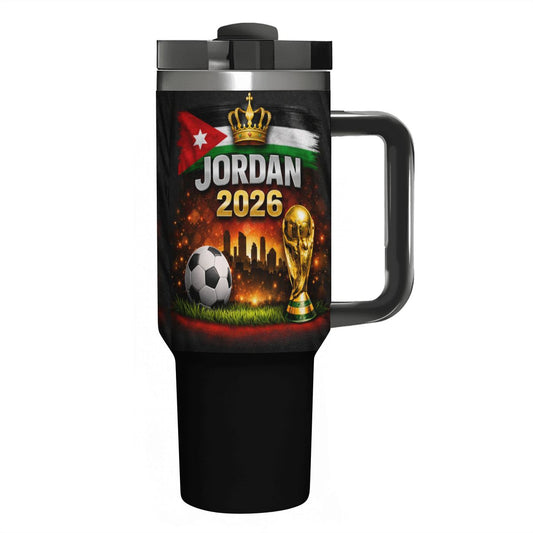 Jordan 2026 World Cup 40oz Tumbler with Handle and Straw (Made in USA)