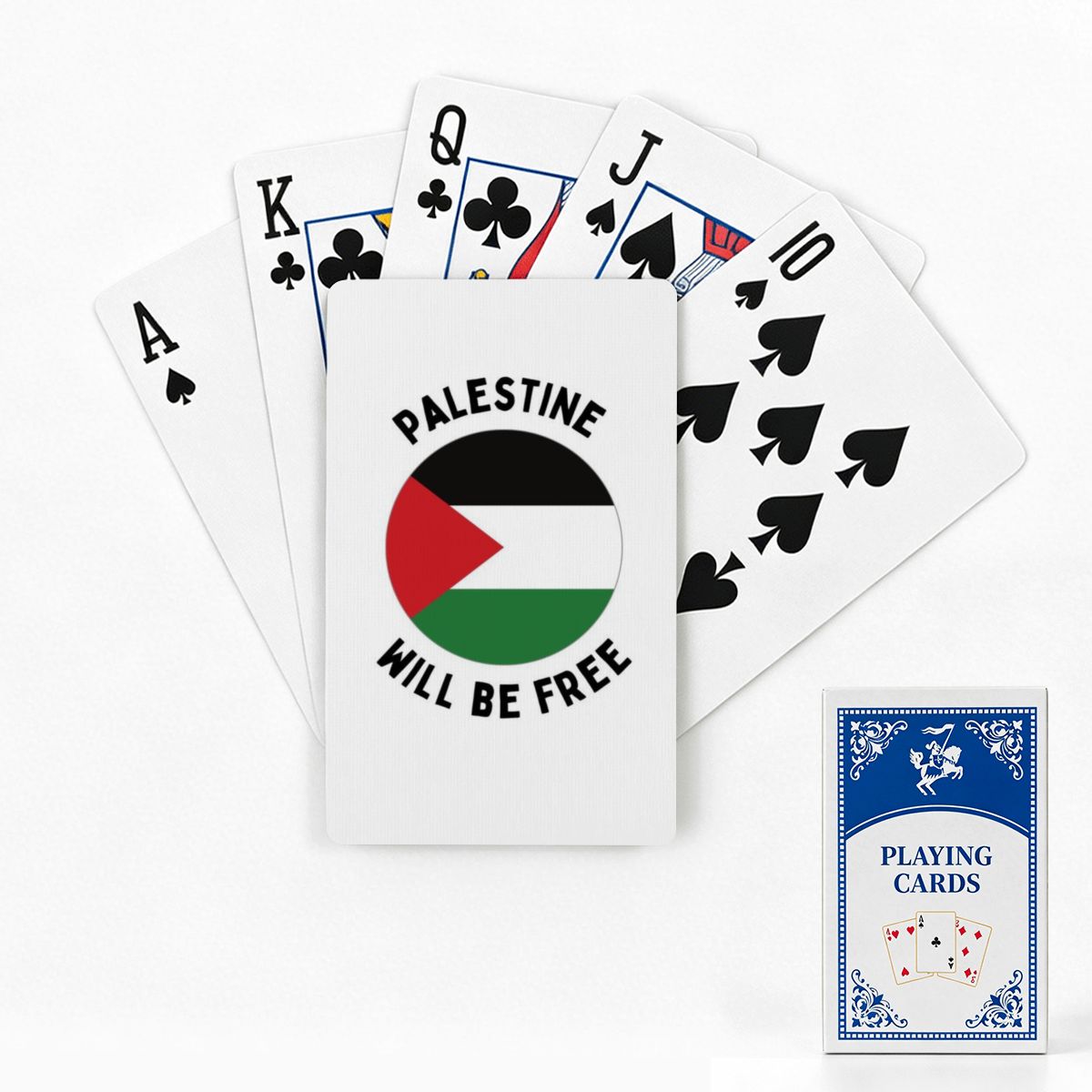 Palestine will be free Playing Cards (Single-Sided Design)
