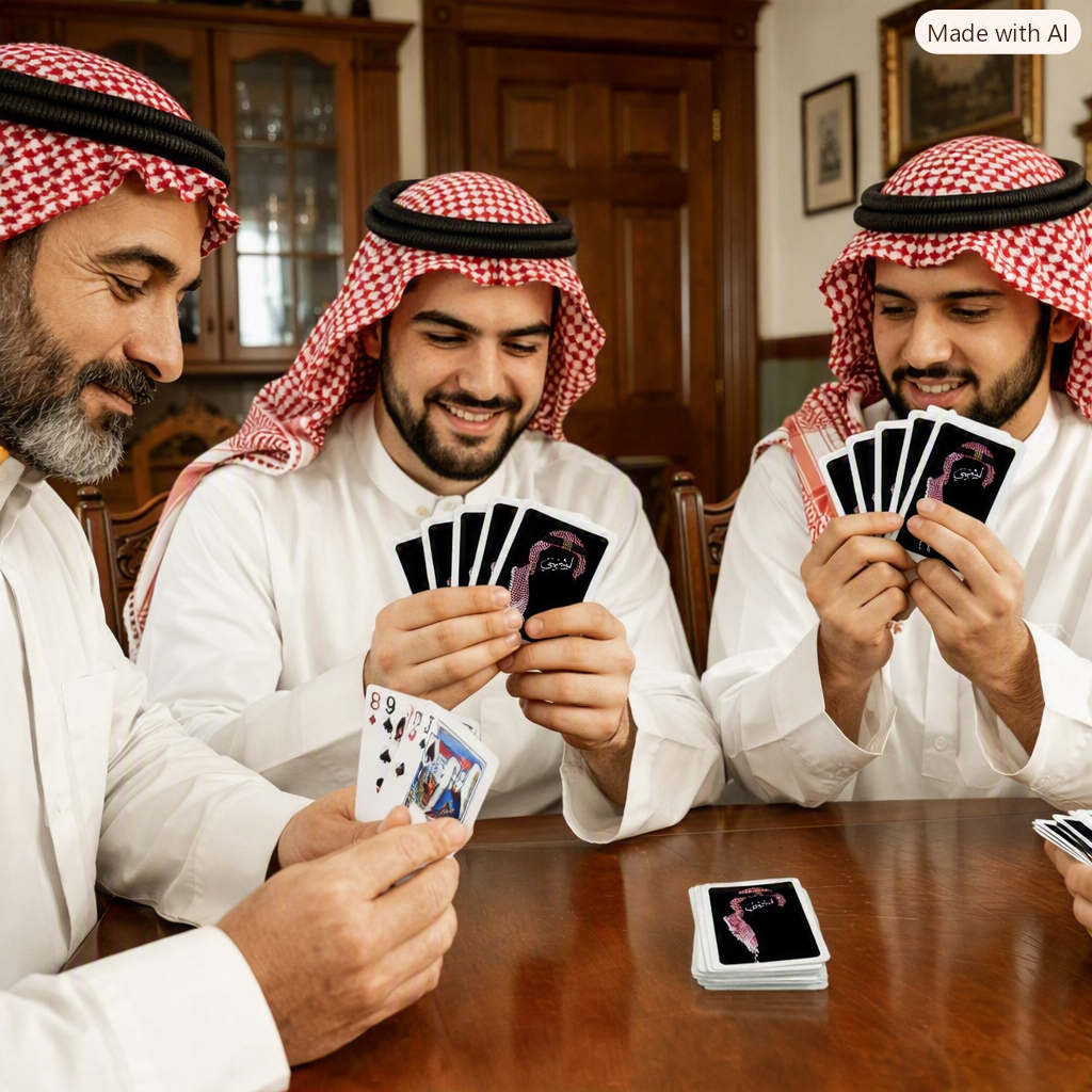 Jordanian Nashmi Playing Cards (Single-Sided Design)