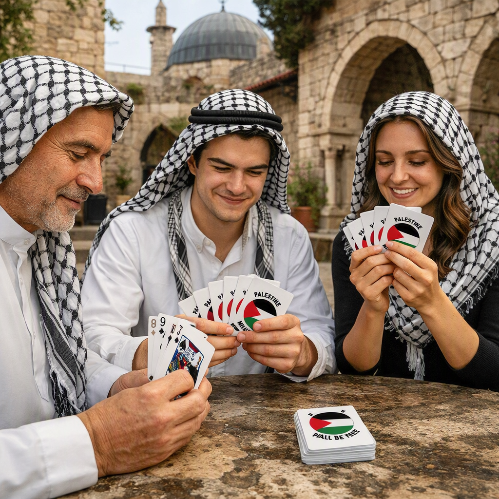 Palestine will be free Playing Cards (Single-Sided Design)
