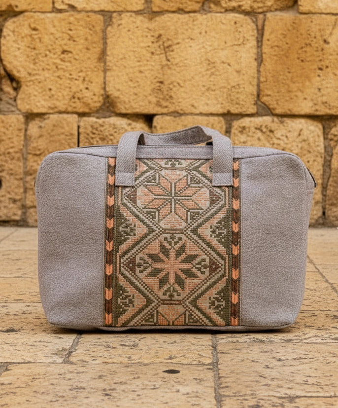 Handmade Tatreez Embroidery Laptop Bag