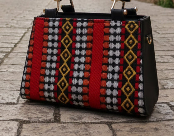 Stylish Designer Authentic Handmade Embroidered Palestinian Tatreez Handbag