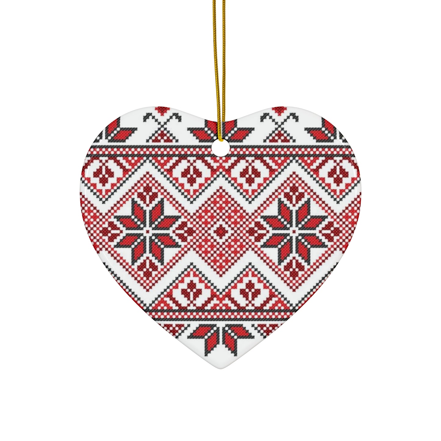 Ceramic Ornament, 4 Shapes