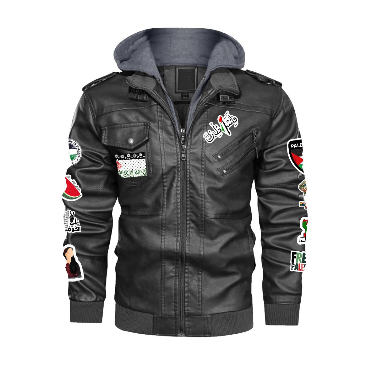 Palestinian Leather jacket image 16