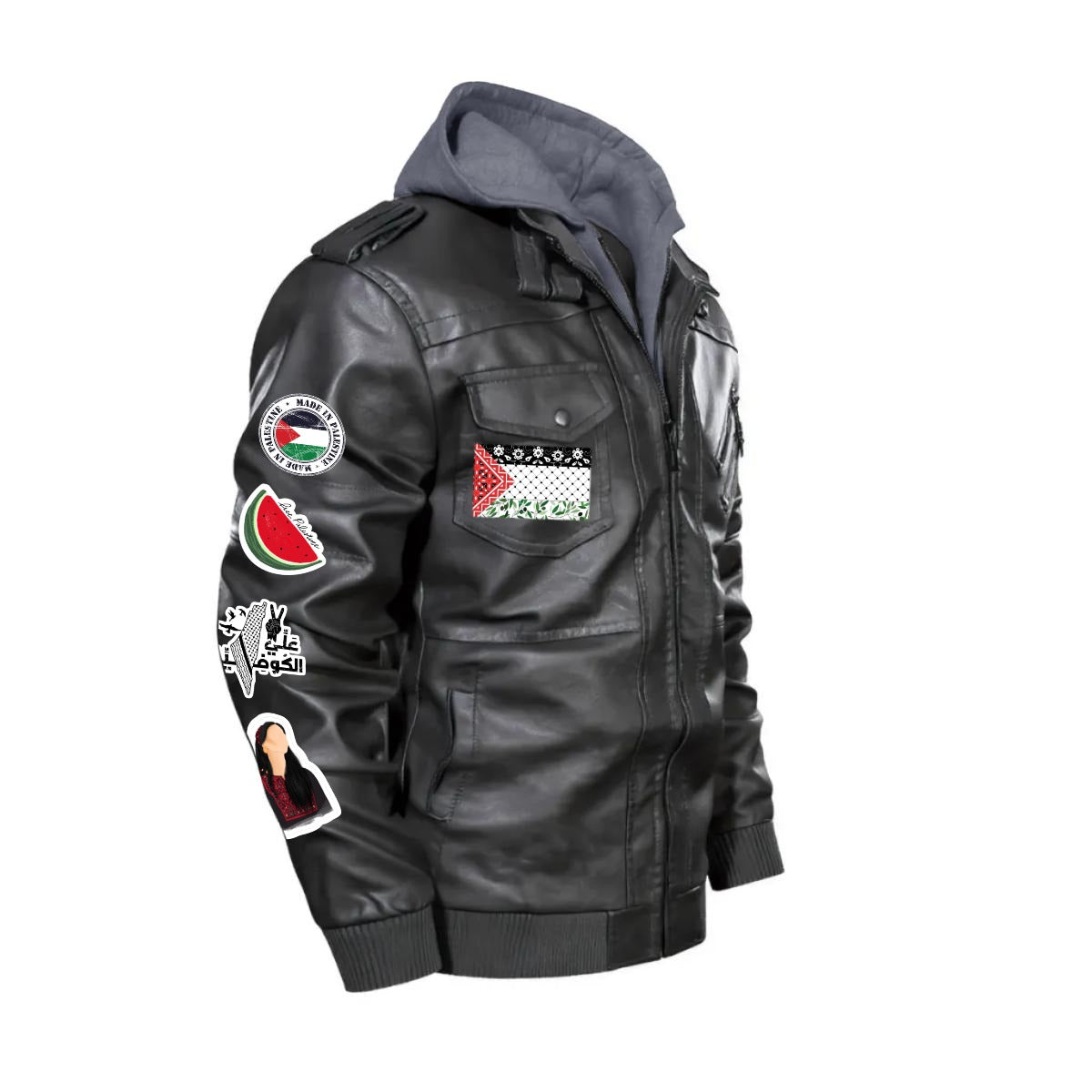 Palestinian Leather jacket image 44