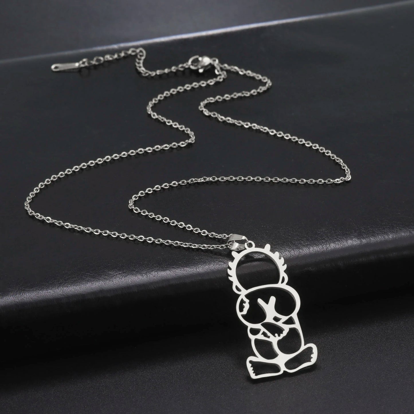 Stainless Steel Handala Palestine Boy Pendant Necklace for Women Men Chain on Neck Gift Jewelry 2024 Wholesale