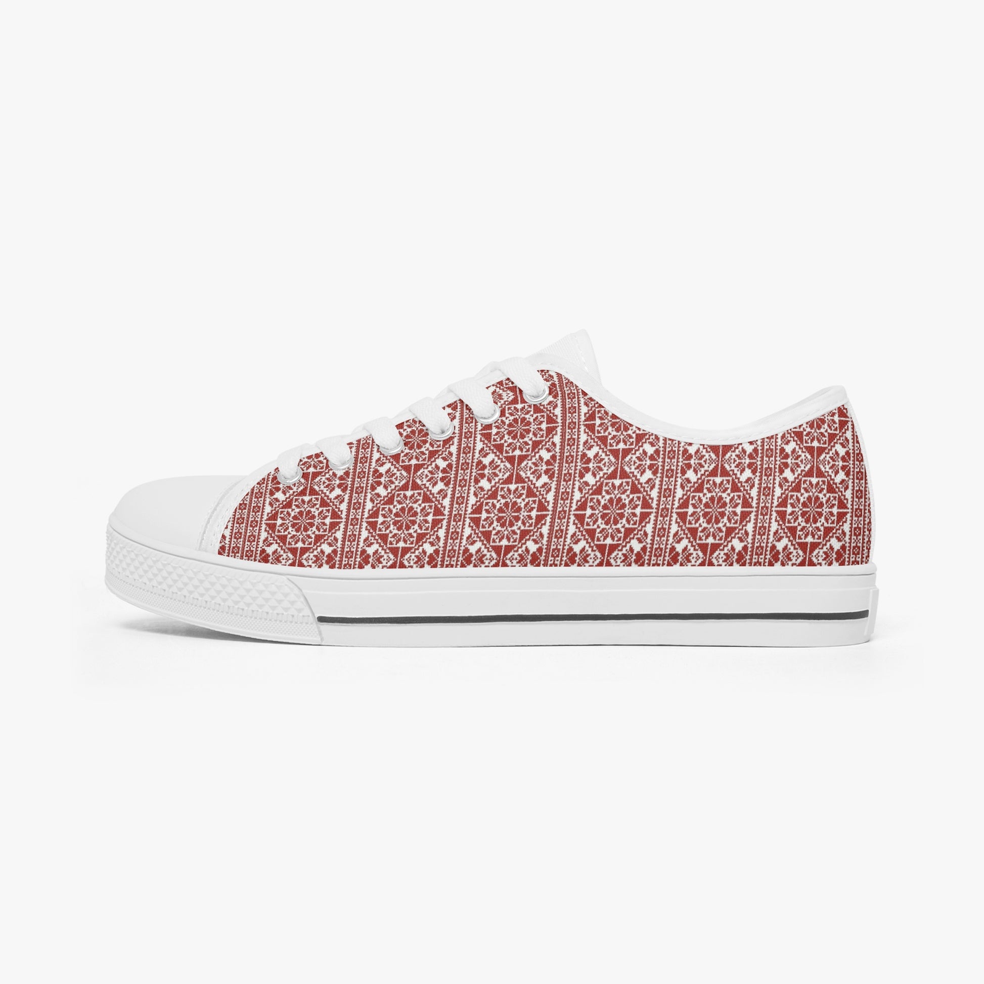 Tatreez pattern shoes