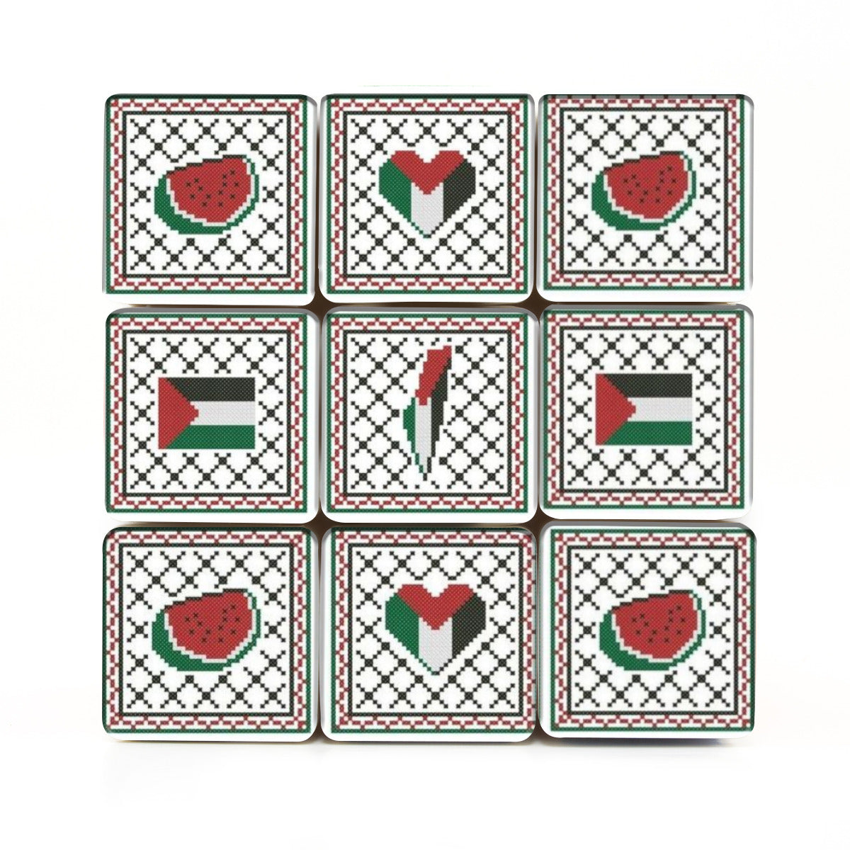 Palestinian Rubiks Cube