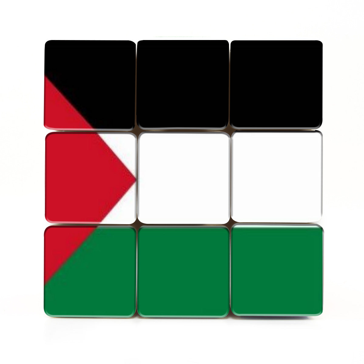 Palestine Flag Rubiks Cube