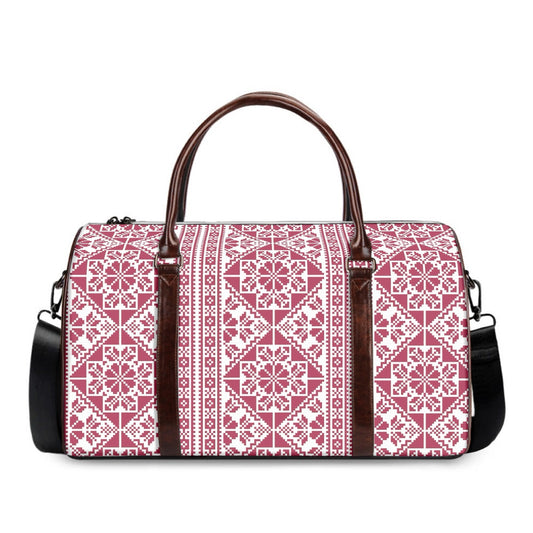 Palestinian Tatreez Print Duffle Bag