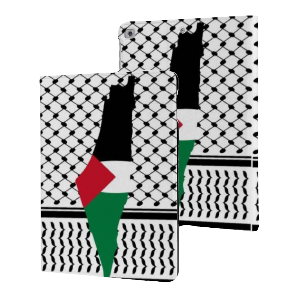 Palestinian Kuffiyeh Map Flag IPAD Protective Case without Pen Slot