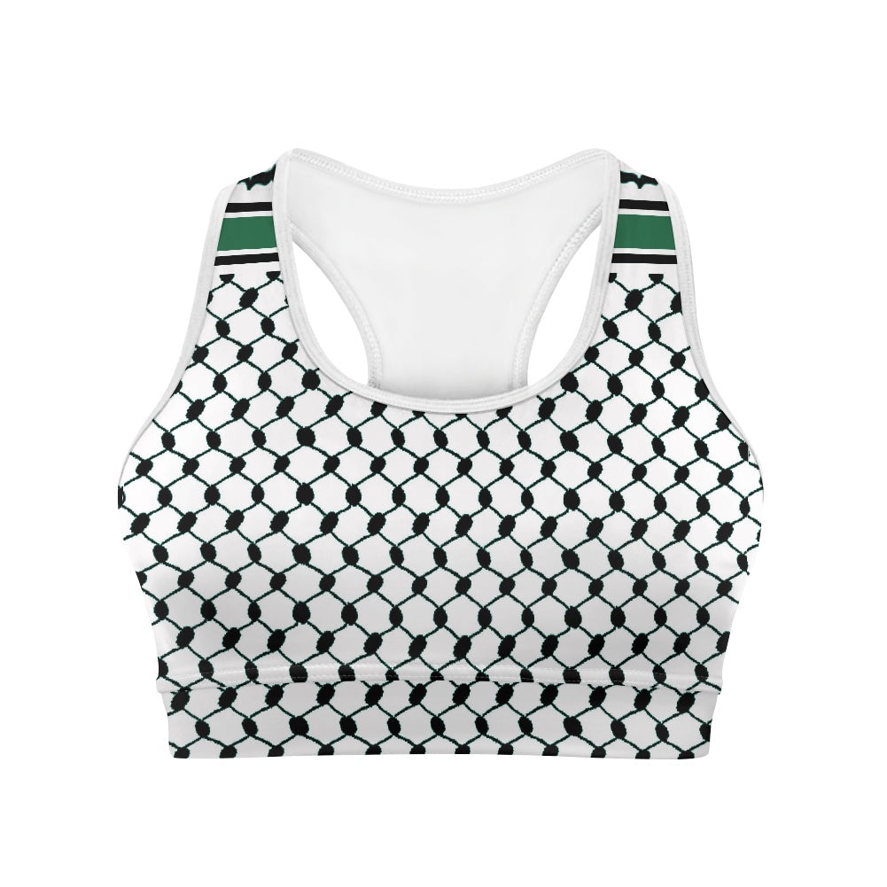 Palestinian Kuffiyeh print Sports Vest