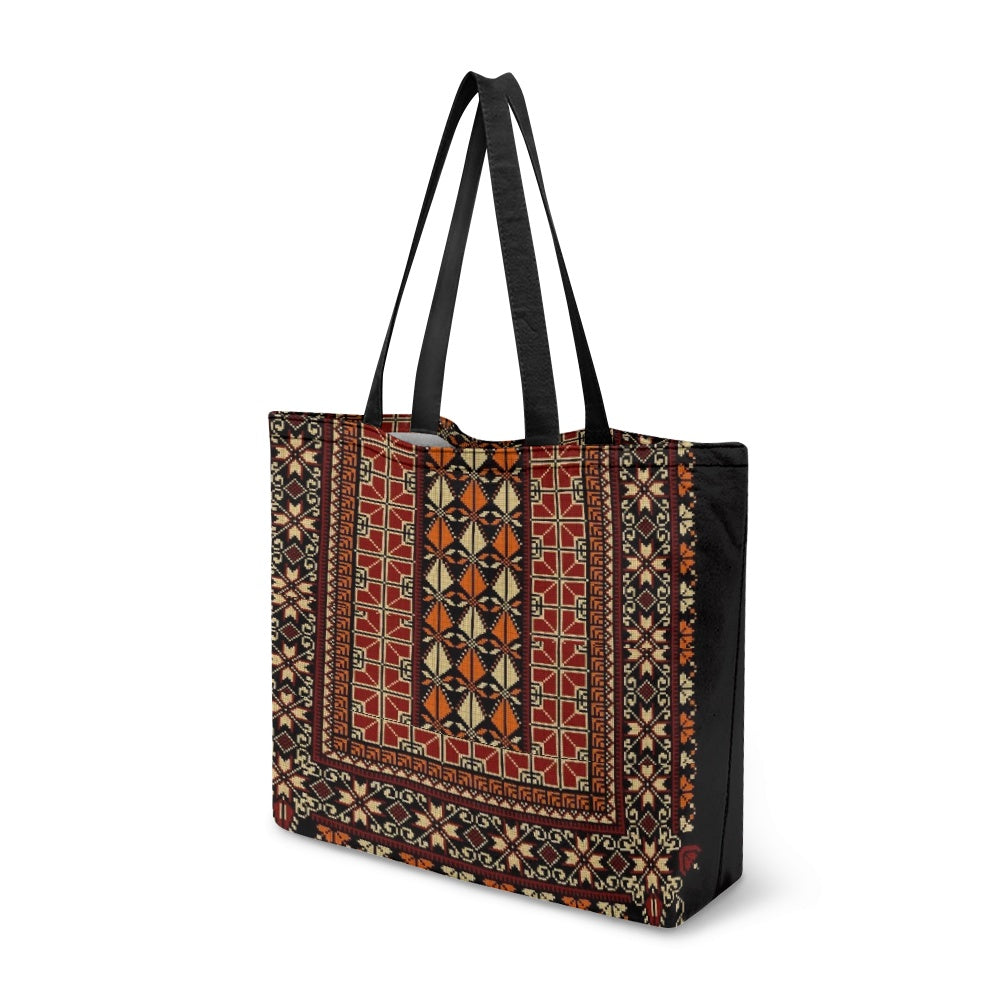 Palestinian heritage print tatreez cultural bag