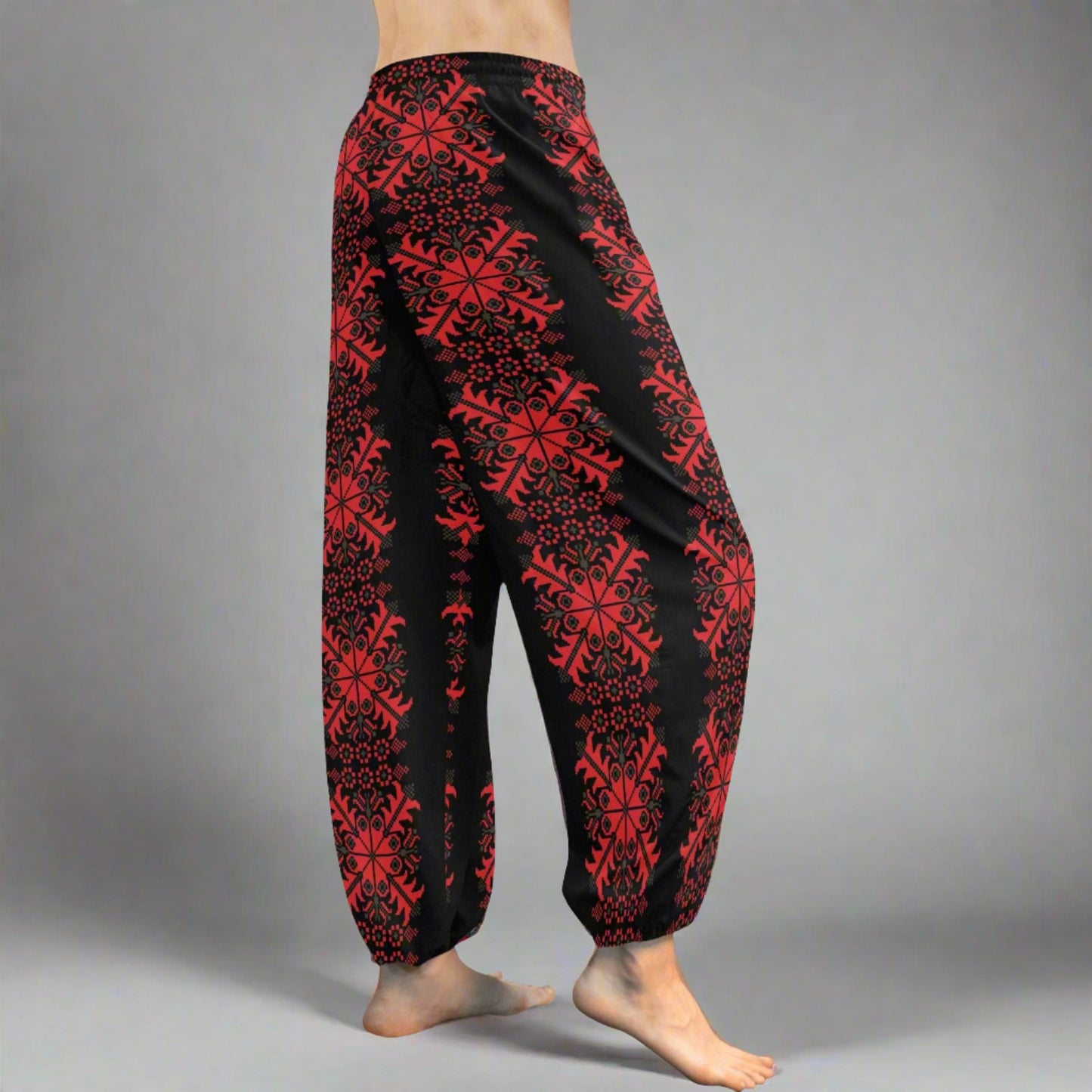 Palestinian Gaza Print Women's All Over Print Harem Pants (Model L18)