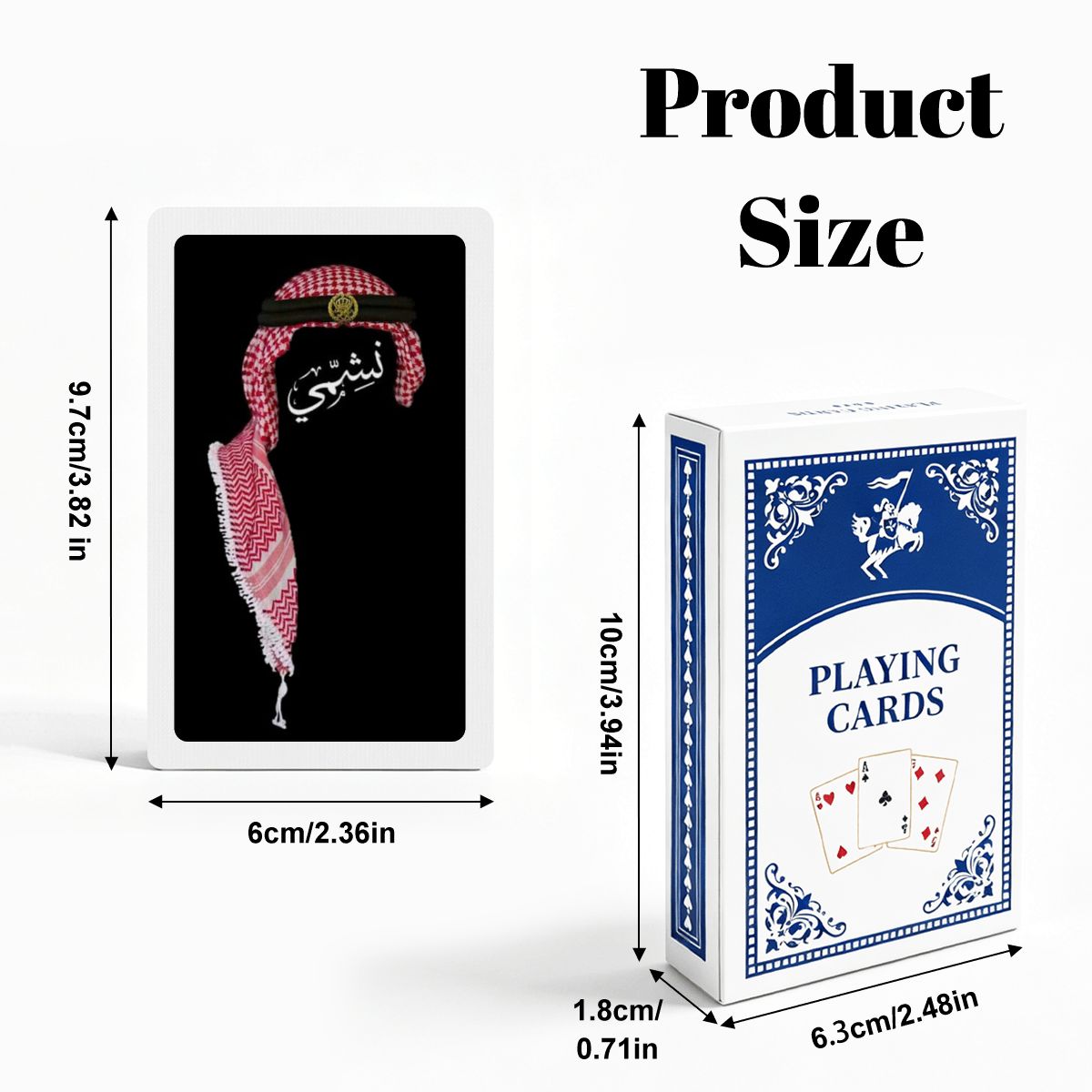 Jordanian Nashmi Playing Cards (Single-Sided Design)
